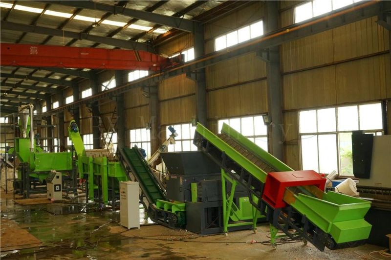 PE Mulching Film Washing Line / PP Woven Plastic Bags Washing Machine