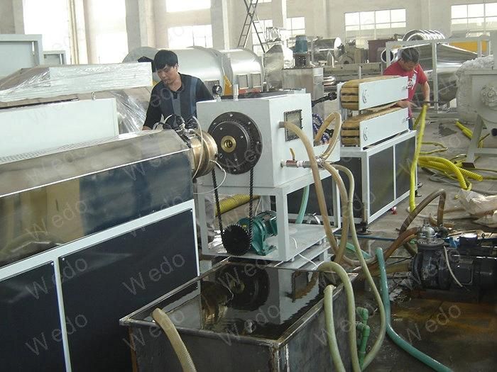 Spiral Plastic Corrugated Pipe Machine