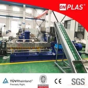 Kte-75b Twin Screw Extruder Recycle Pet Flakes