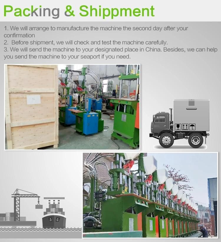 PVC Automatic Vertical Plastic Injection Mould Machine Machinery