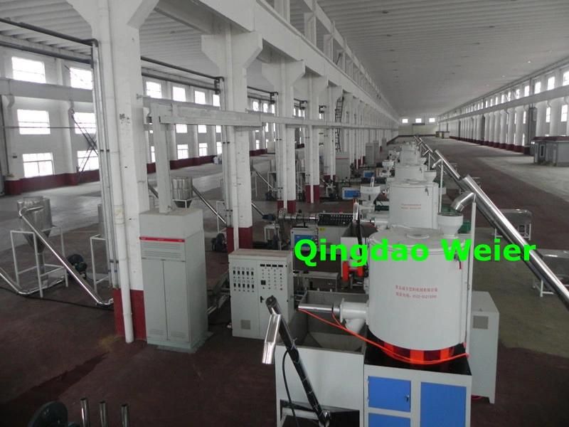 PP PE PVC Wood Plastic Composite Profile Production Line