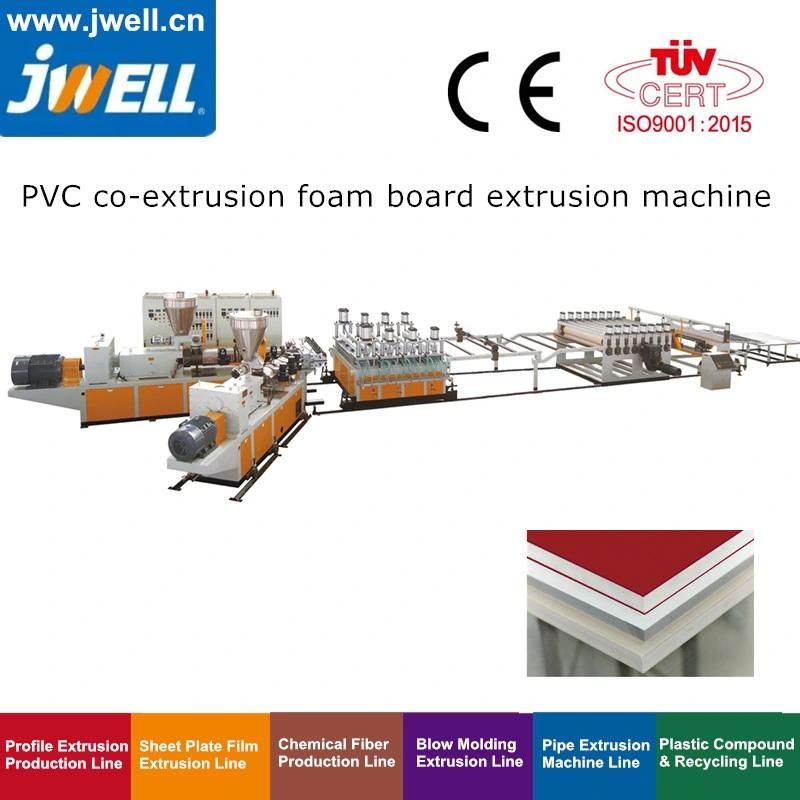 Jwell PVC/WPC Co-Extrusion Foam Board Extrusion Machine