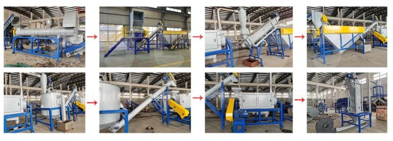 Plastic Recycling Machine Plant Pet Bottle Flakes Washing Line