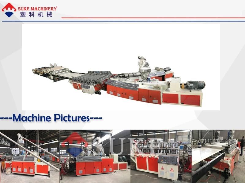 PVC Crust Board Extruder Machine Line with Ce and ISO