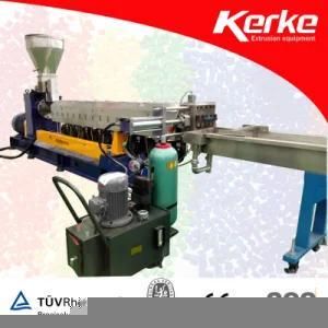 LLDPE Waste Plastic Flakes Recycling Pelletizing Extruder Machine