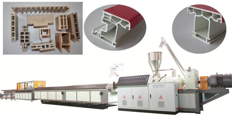 PVC WPC Wood Plastic Composite Doors Production Manufacturing Line Door Panel Production Machine