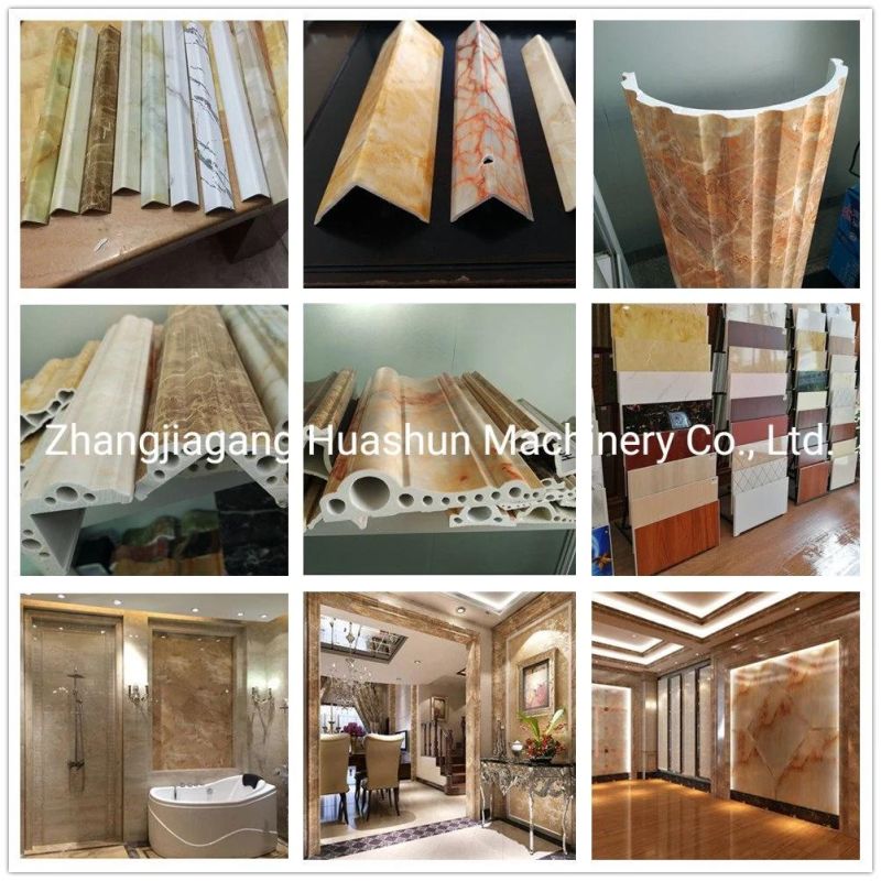 PVC Plastic Ceiling Platfond Profile Making Machine Extrusion Line for Building