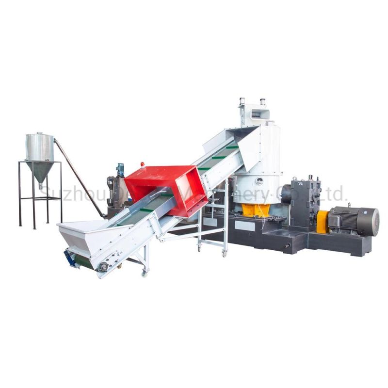 PP PE Film Granulating Machine/HDPE LDPE Recycling Pelletizing Line
