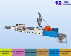 Qingdao Kcd Plastic PVC Marble Board Sheet Extruison Machinery