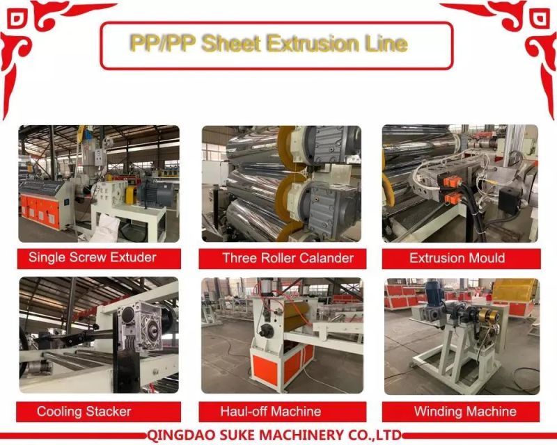 Single-Layer/Multi-Layer PVC Pet PP PS Plastic Sheet Extruder Machine/Plastic Sheet Extrusion Making Machine