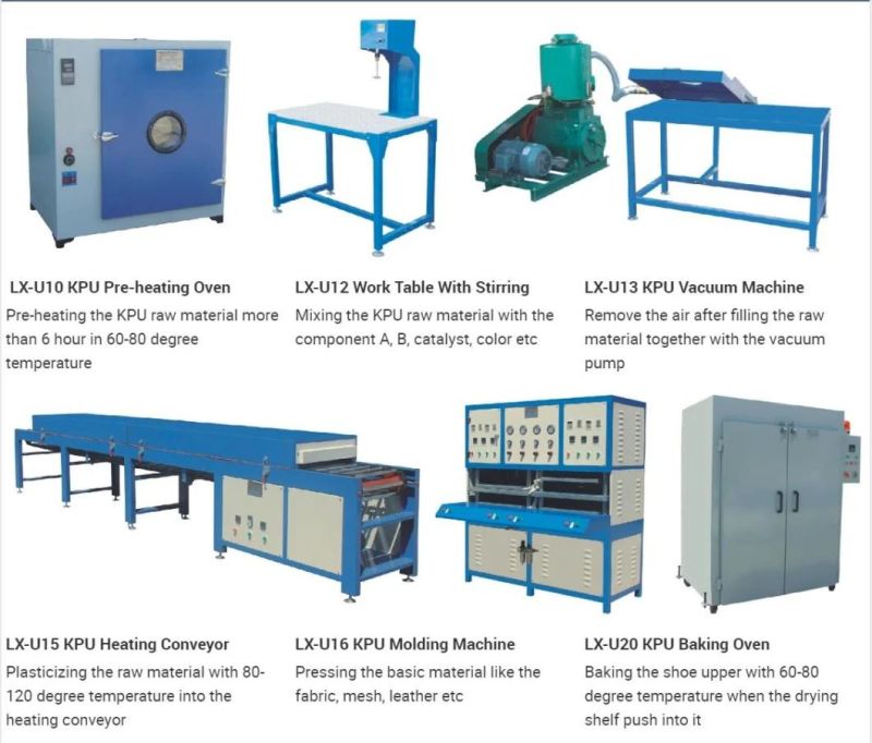 Kpu Running Shoe Upper Luggage and Bags Molding Machine