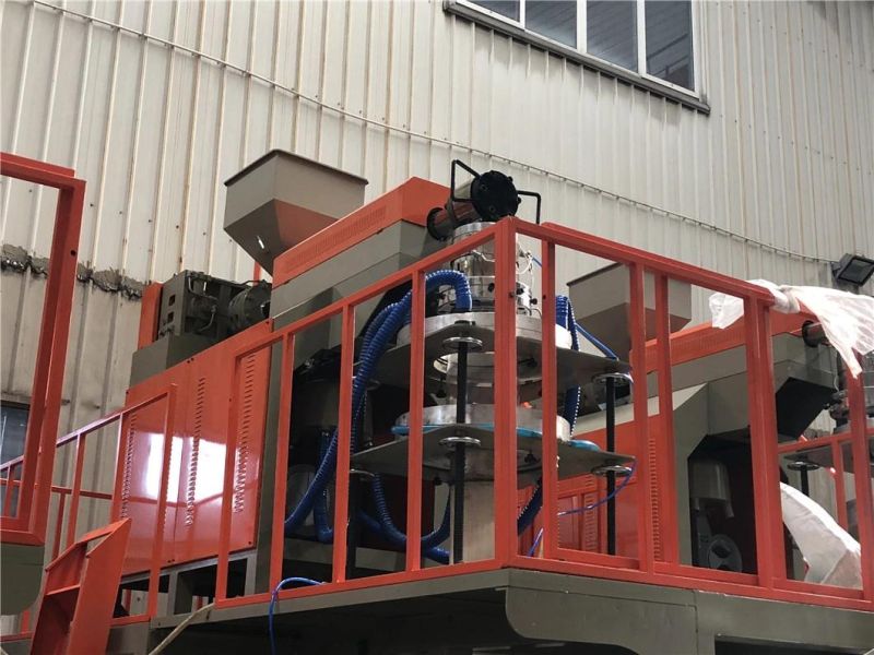 PP Blowing Machine with Rotary Die Head, Auto Loader and Corona Treater