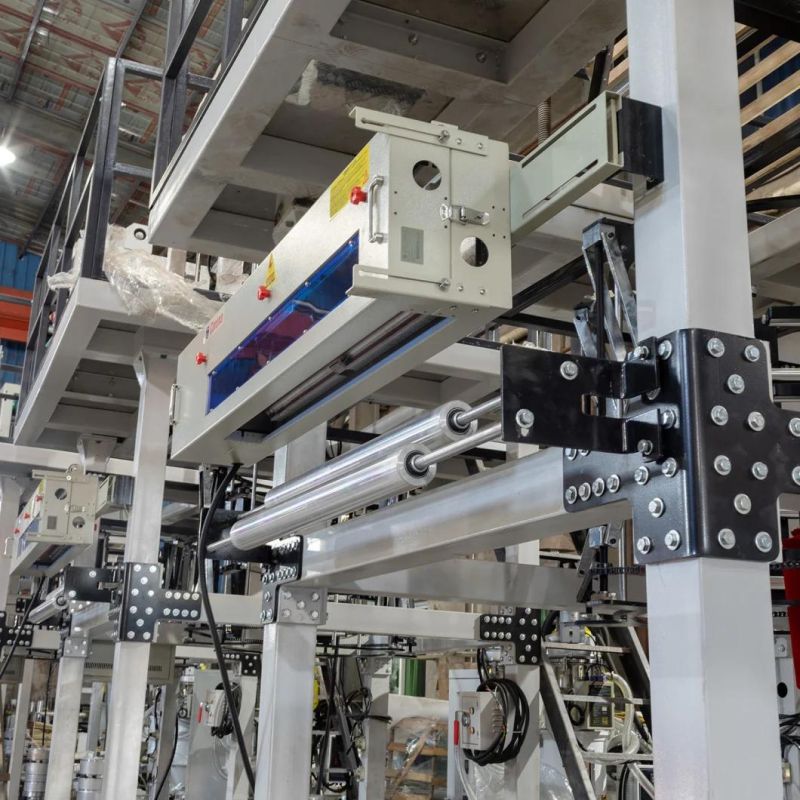 1200mm ABA 3 Layer PE Plastic Blowing Film Extruding Machine