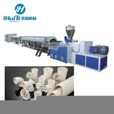 PVC Plastic Double Pipe Extrusion Production Linewith Conical Twin Screw Extruderpvc Pipe ...