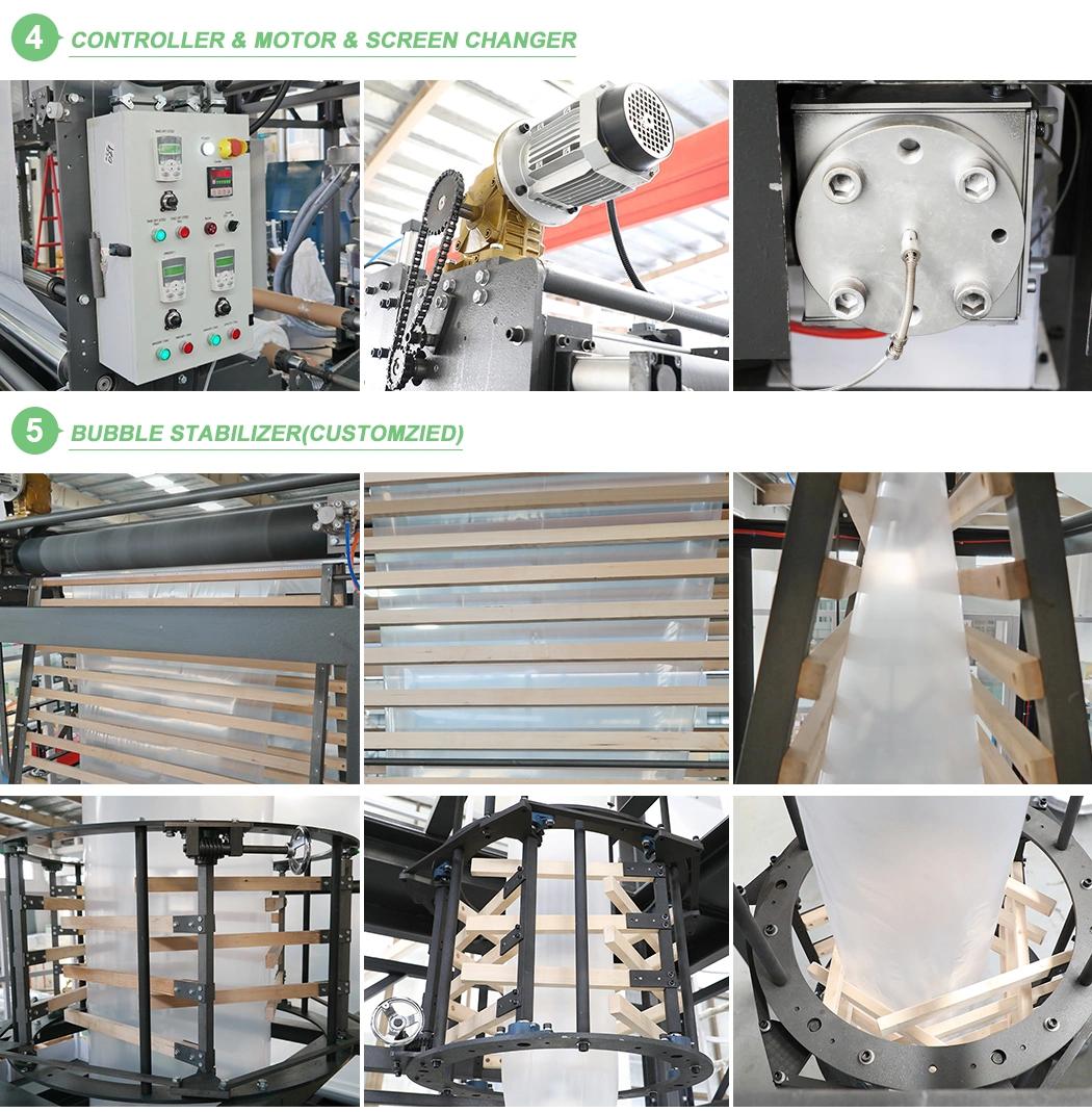 CE ISO Certificates Cm-Ab65 PLA HDPE Durable Plastic Film Blowing Machinery