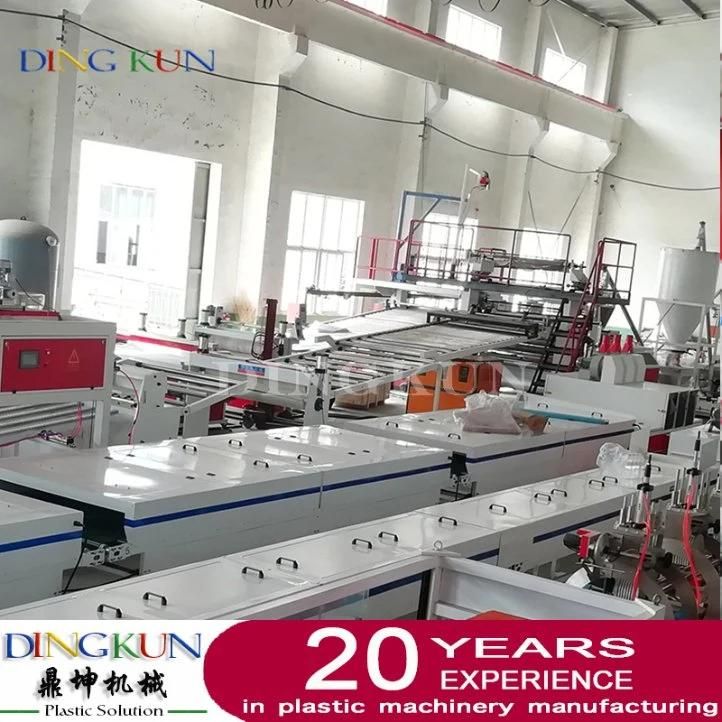 PVC Artificial Marble Production Line Factory Price / PVC Marble Sheet Making Machine