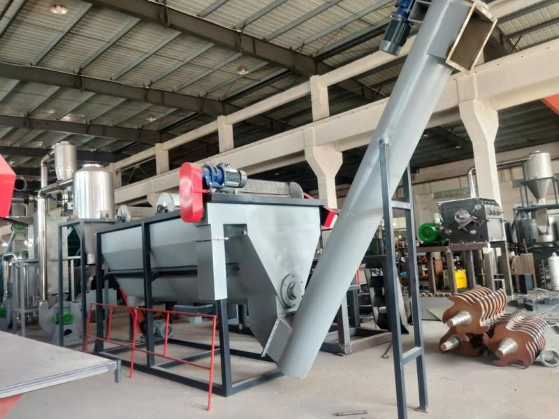 Pet Bottle Flakes Hot Wash Recycle Drying System
