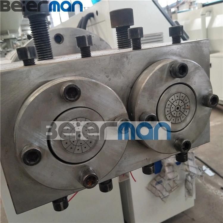 25mm Diameter Two Cavity PE Sewage Treatment Filter Tube Sj65 Single Screw Extruder Production Line Fast Line Speed Siemens Motor