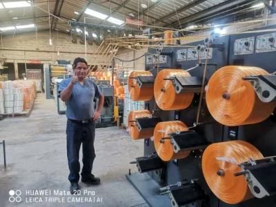 T-Die Extruder PP HDPE Raffia Film Extruding Machine