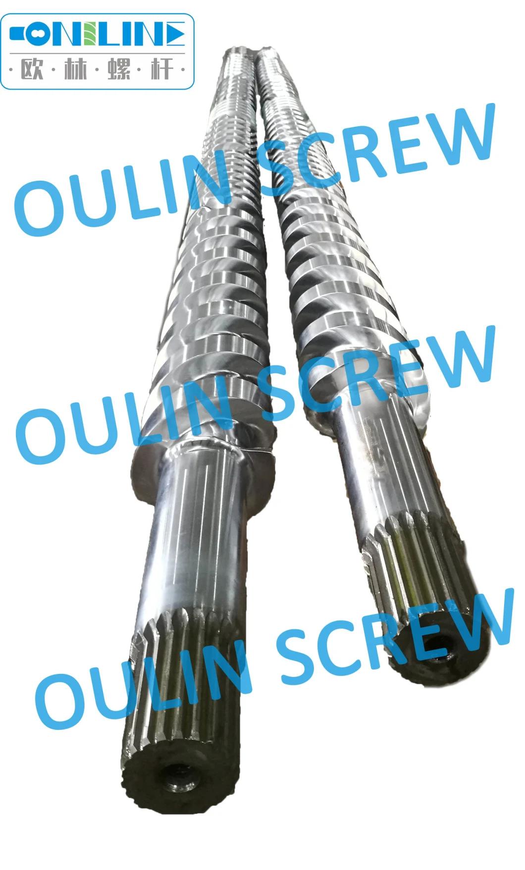 Counter-Rotating Double Parallel Screw Barrel for PVC Extrusion