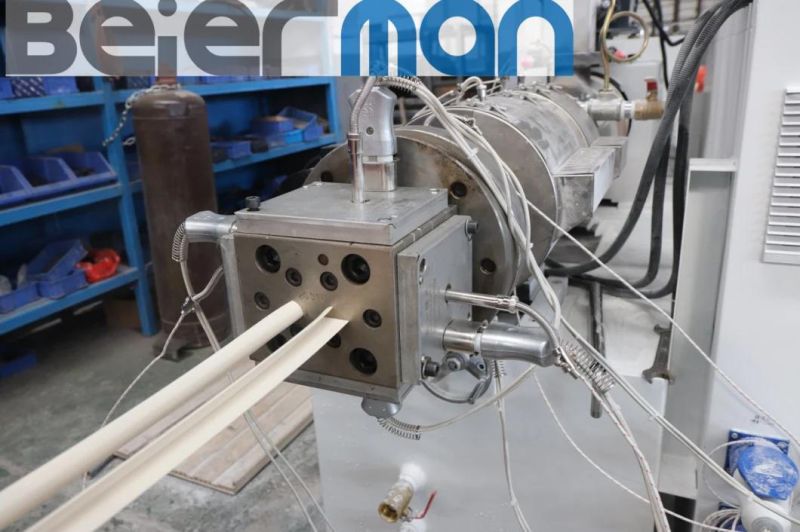 2 Cavity PVC Decoration Profile Making Machine PVC Corner Open and Close Profile Twin Screw Extruder Production Line