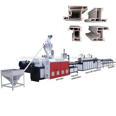 WPC / PVC Door and Window Profile Making Extrusion Production Line Machine