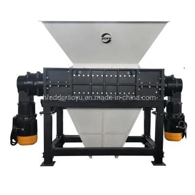Double Shaft Shredder for Plastic/Wood/Glass/Metal