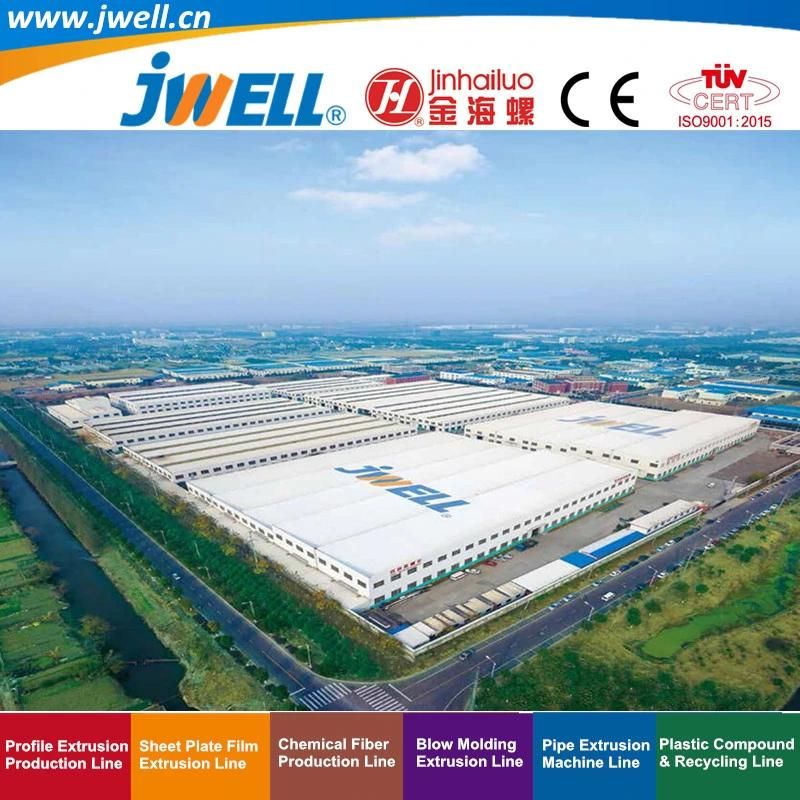 Jwell-PVC Plastic 65plus Pipe Recycling Agricultural Making Extrusion Machine for Electrical Cable Pipes
