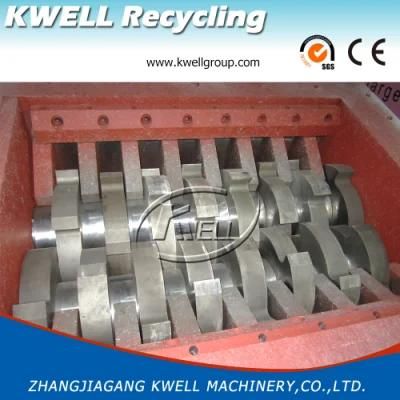 Waste Film, Bag, Box, Tyre Shredder, Double Shaft Shredding Machine
