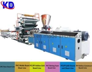 Spc Flooring Tile Panel Plank Board Sheet Extrusion Machine