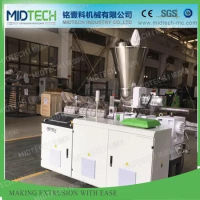 Plastic WPC/PVC Conical Twin Screw Hot Die Face Cutting/Cutter Granulation/ Pelletizing ...