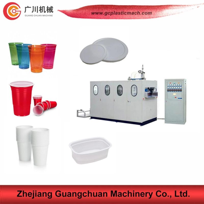 Automatic Plastic PP PS Cup Thermoforming Machine