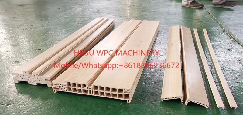 Hollow or Solid WPC PVC Door Profile Extrusion Line