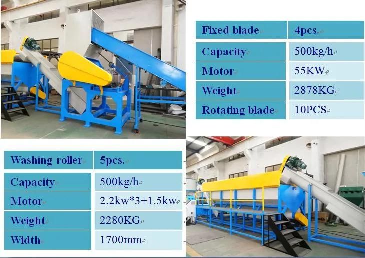 PP PE Film Plastic Recycling Plant Waste Plastic Recycling Machine