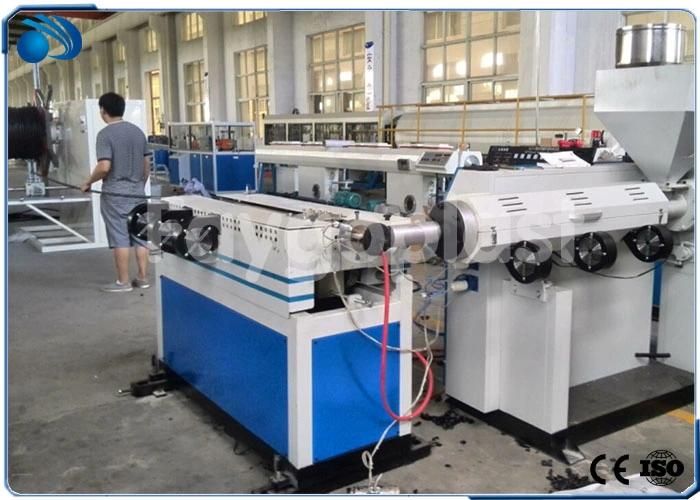 PVC/PP/PE Single-Wall Corrugated Pipe Production Line