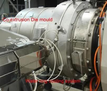 Plastic PE HDPE Solid Wall Water Gas Supply Pipe Extrusion Line