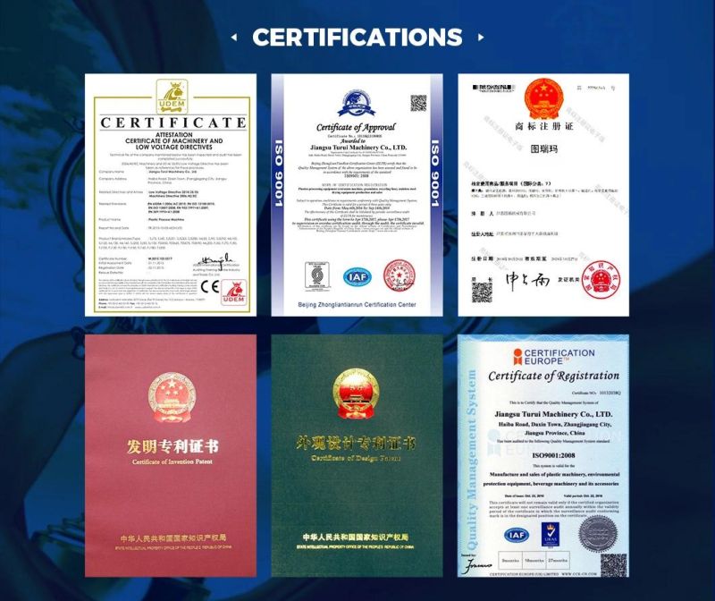 Turui Plastic Film & Bottle Recycling Processing Agglomerator Machine