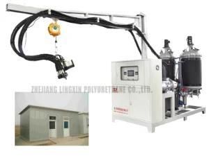 PU Movable House Wall Panel Foam Filling Machine
