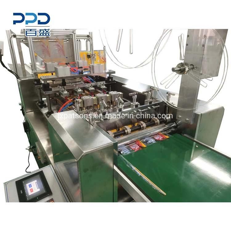 Four Side Seal 3 Lane Kf94 Face Mask N95 Face Mask Disposable Mask Surgical Mask 3D Mask Pack Packaging Machine