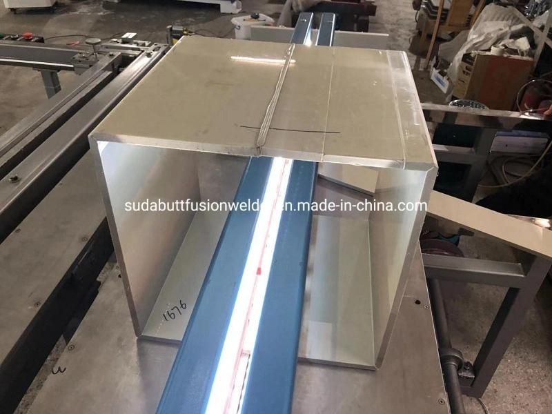 Automatic Plastic Polypropylene PE Hmwpe PVC PVDF Sheet Butt Welding Rolling Bending Machine/Plastic Bender