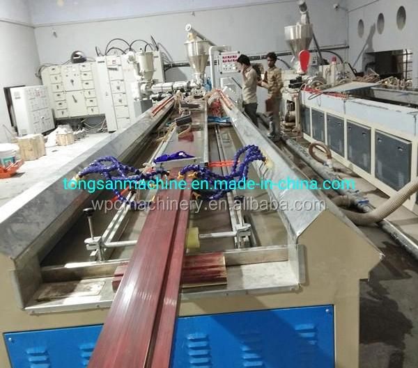 PVC Add Wood Composite Machine WPC Door Casing Frame Making Machine