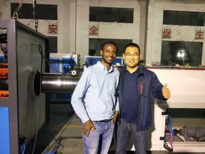 Sj75/38 High Efficient Extruder HDPE Pipe Production Line