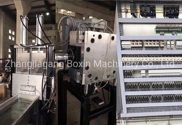 Double Stage Waste Plastic Film Bag Pellet Extruder Making Machine