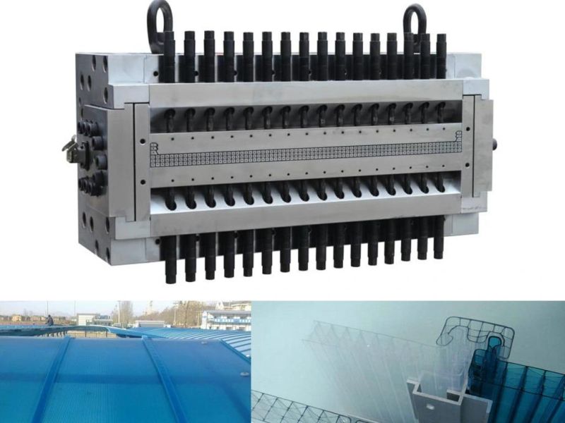 High Quality U-Lock Module Hollow Profile Sheet Extrusion Line