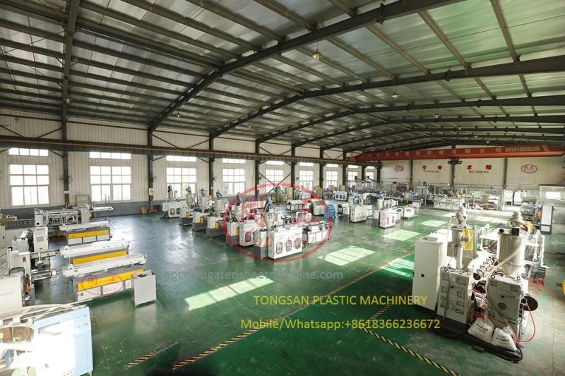 Double Wall Corrugated Plastic HDPE Pipe Extrusion Line
