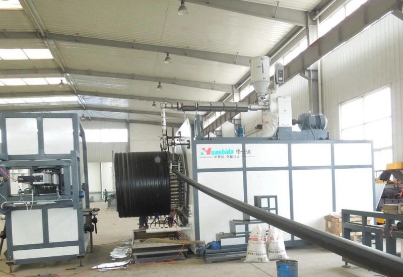 HDPE Plastic Pipe Production Line for Large Corrugated Pipe Making