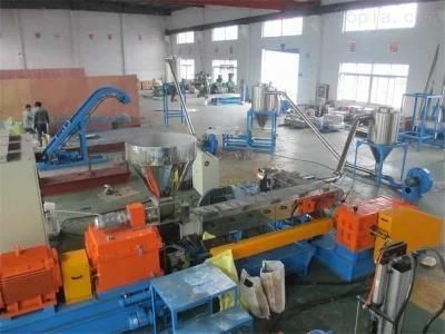 Shanghai Professional Twin Screw Extruder for PP PA PE Fiber Compound Making Machine