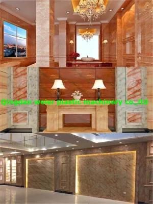 High Gloss UV Decorative PVC Marble Sheet Production Line
