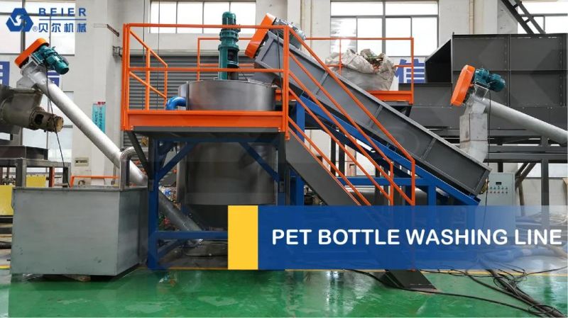 Pet Bottle Plastic Crushing Washing Drying Recycling Line