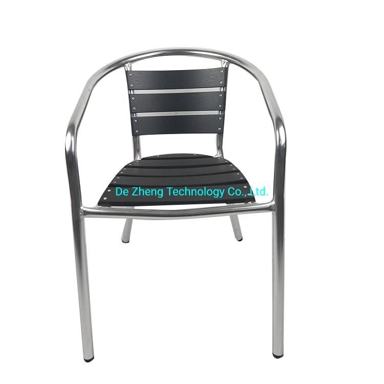 High Quality Simple Commercial French European Roof Pool Outdoor Cafe Dining Chair Set